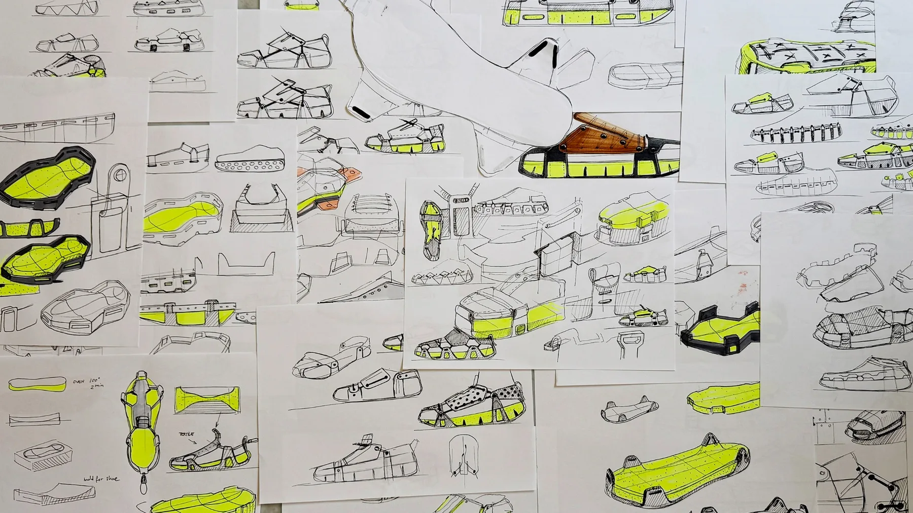 Shoe sketching